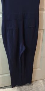 Venus one piece pant suit outfit. Dark blue. Size medium.